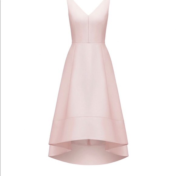 Beautiful pick asymmetrical prom dress - Picture 2 of 7